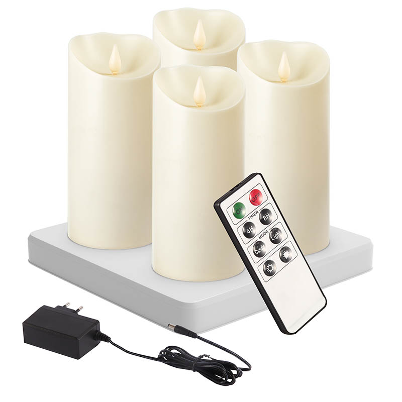 Rechargeable M4 Taper LED Candle